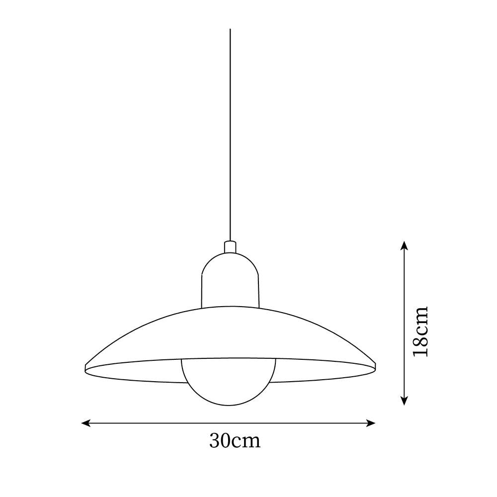 Norrin Dome Pendant Light - Letslighting