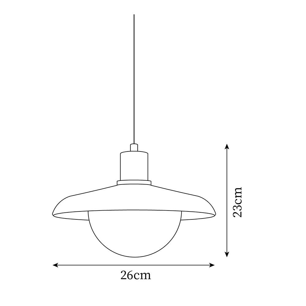 Norrin Dome Pendant Light - Letslighting