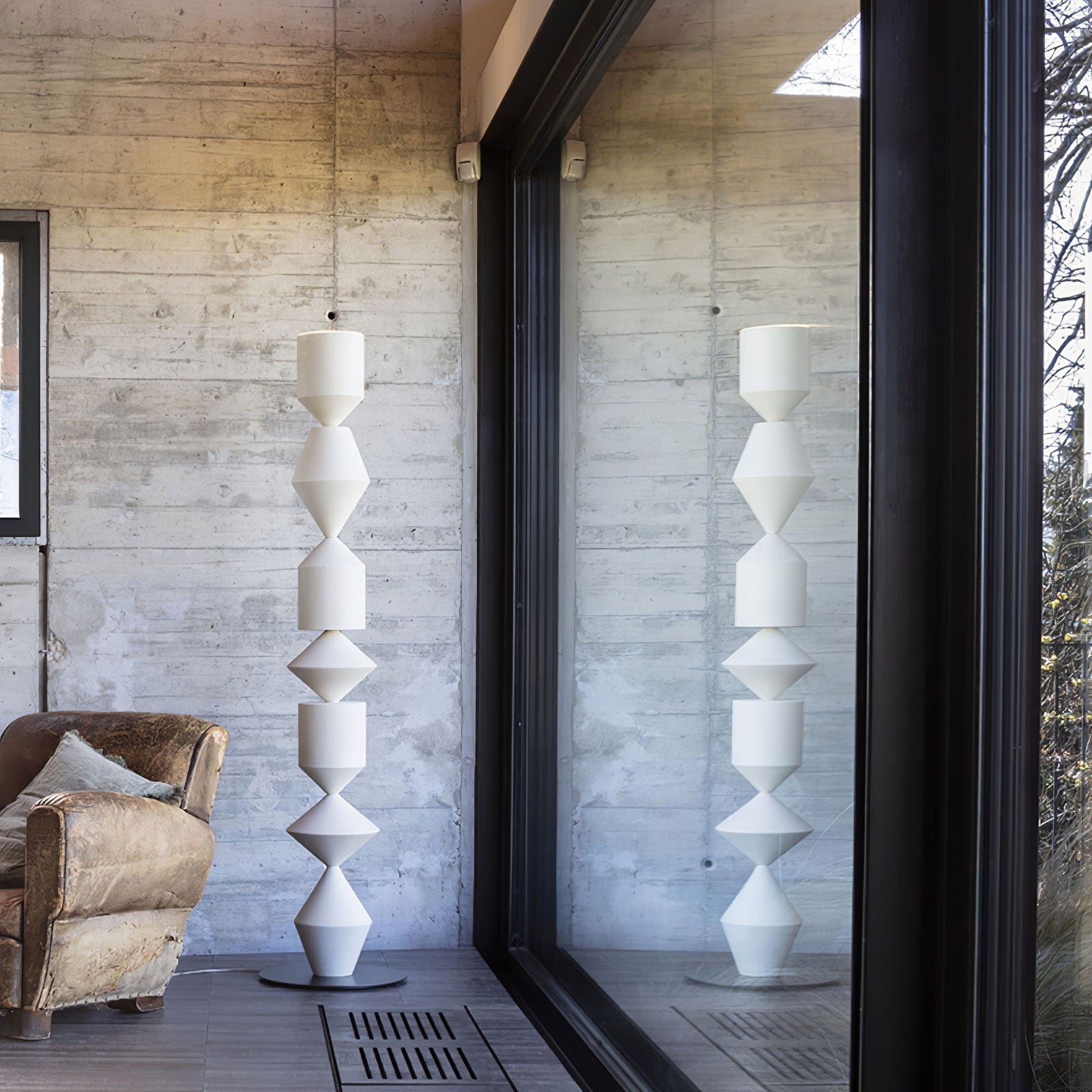 Everett Minimalist Wood Floor Lamp - Letslighting