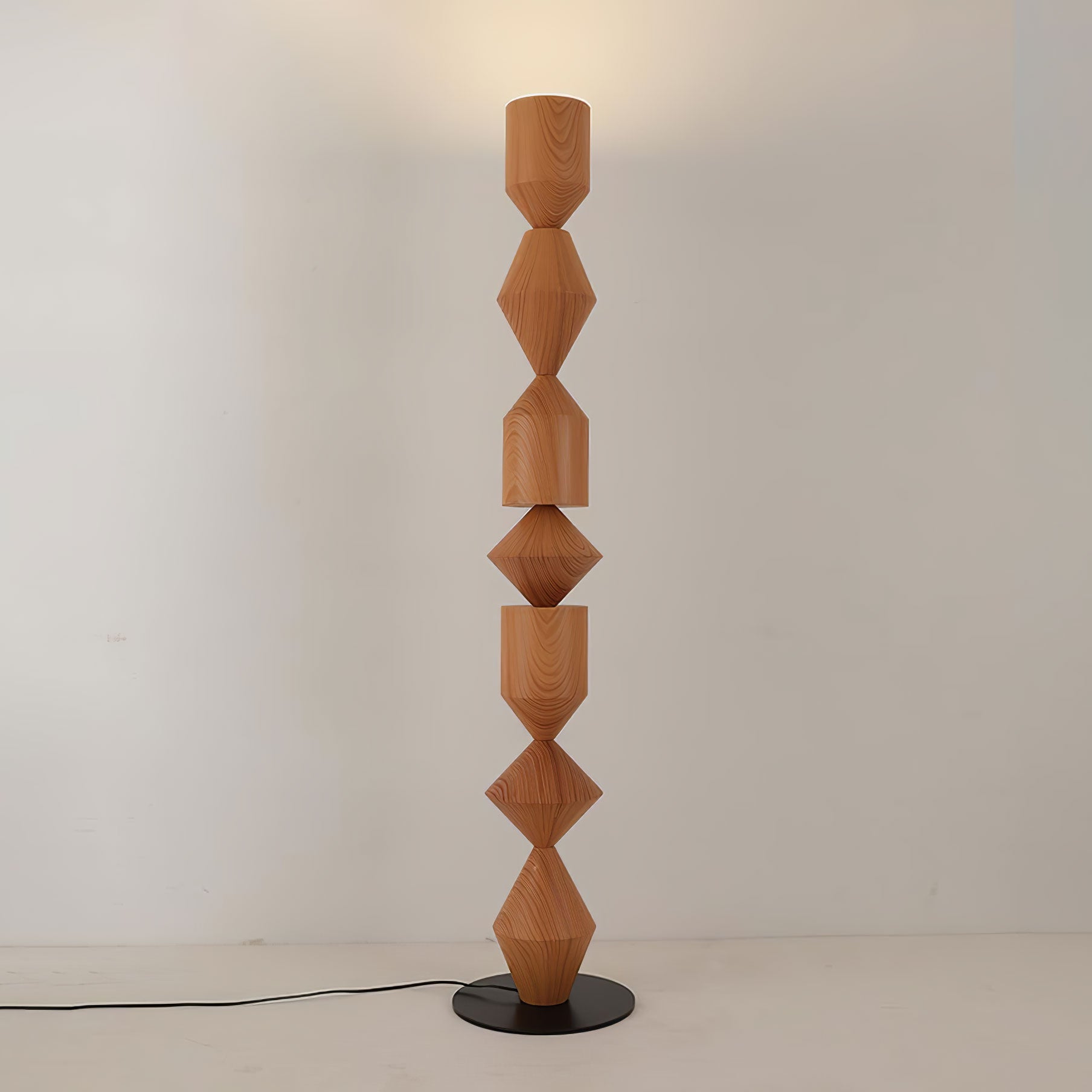 Everett Minimalist Wood Floor Lamp - Letslighting