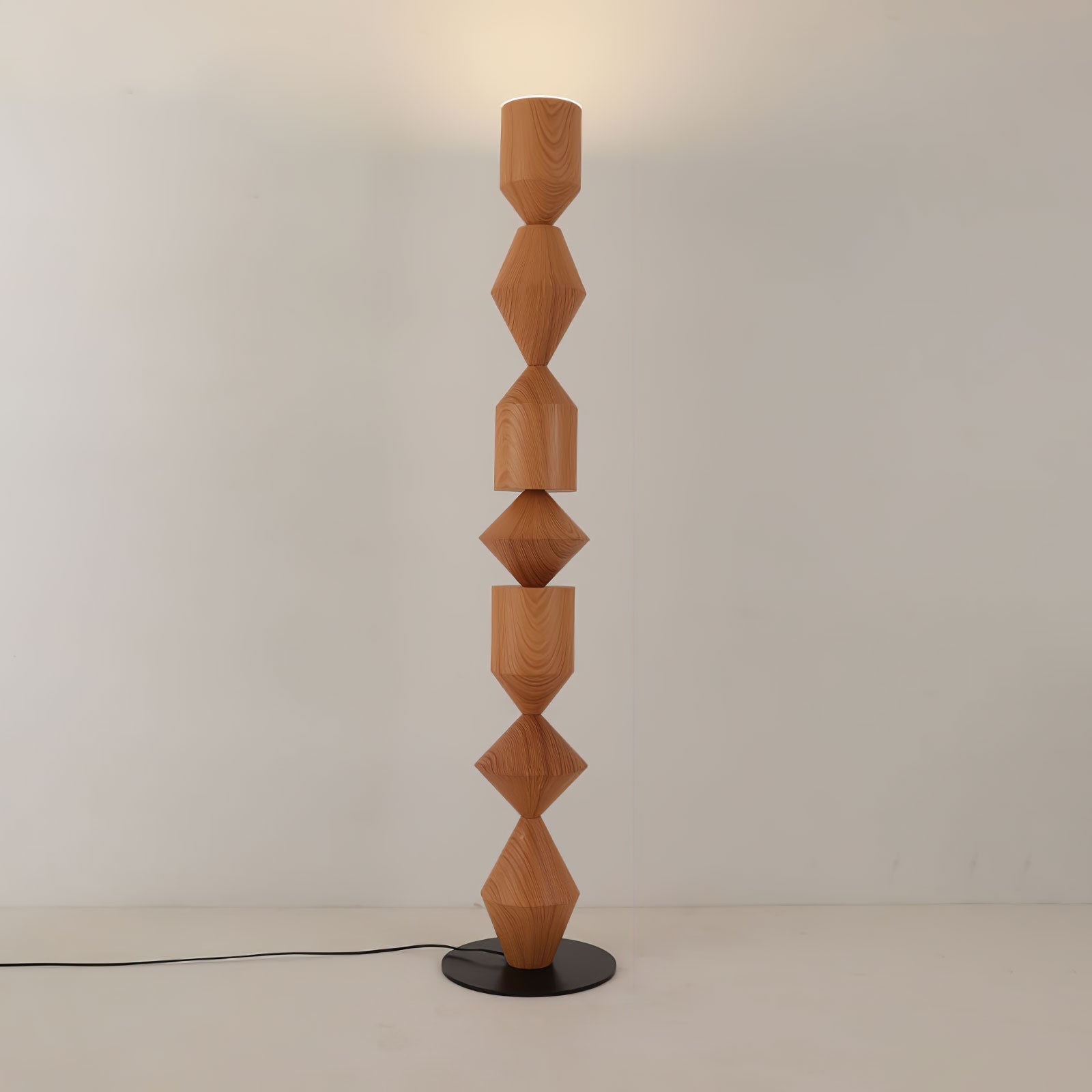 Everett Minimalist Wood Floor Lamp - Letslighting