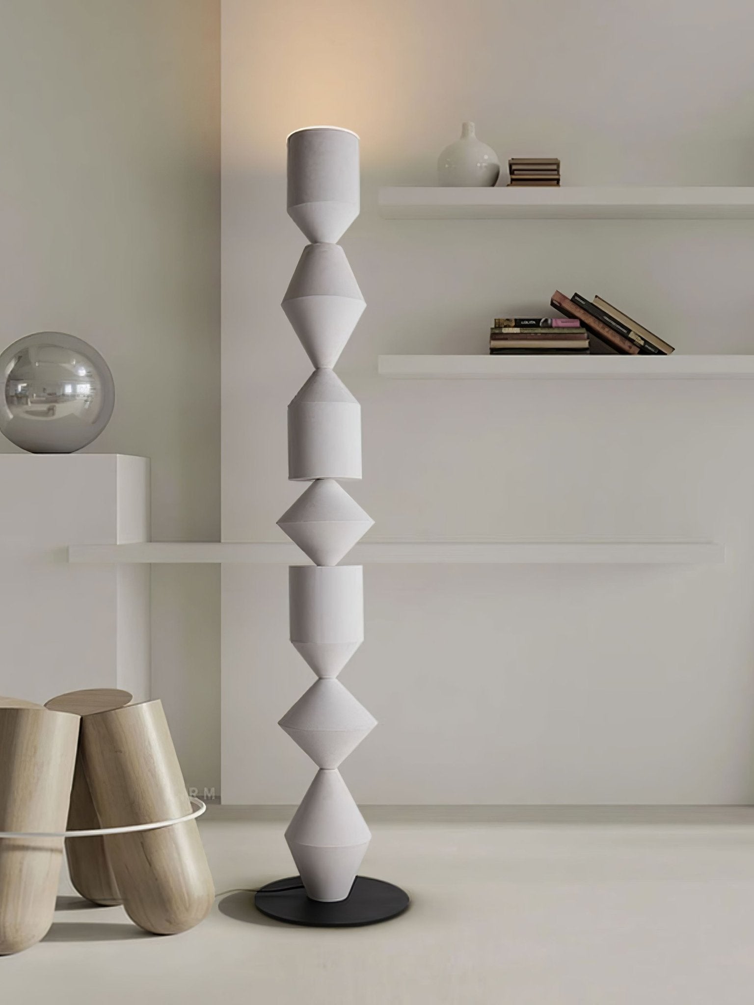 Everett Minimalist Wood Floor Lamp - Letslighting