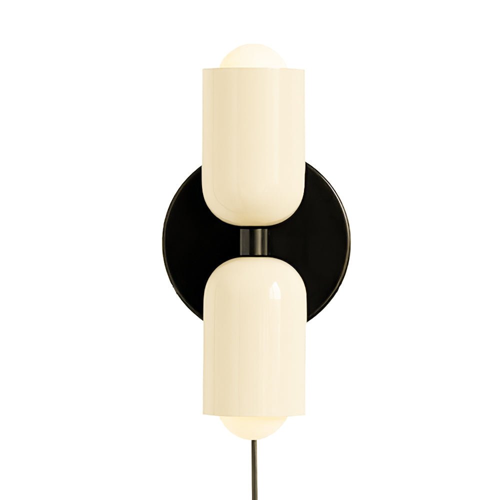 Lustra Wall Lamp Green Black Minimalist Plug-In - Letslighting