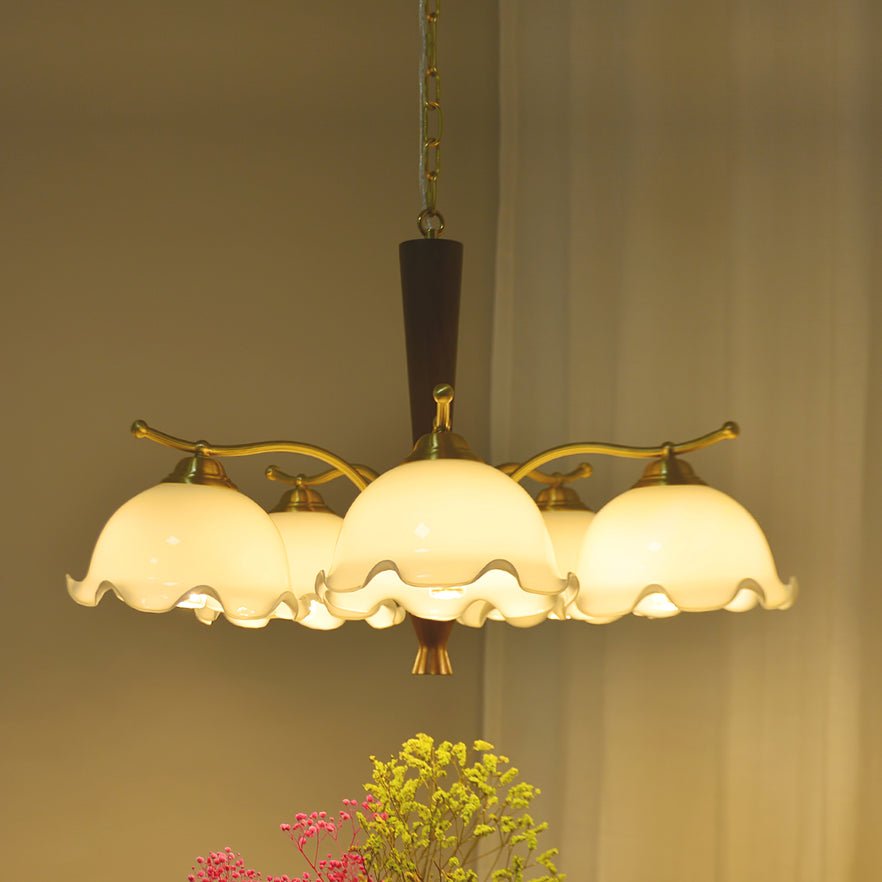Orchid Vintage Glass Chandelier - Letslighting