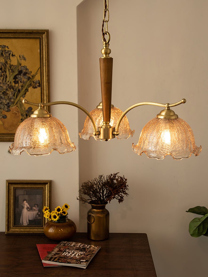 Orchid Vintage Glass Chandelier - Letslighting