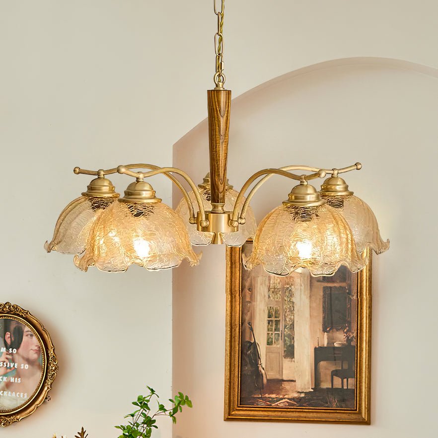 Orchid Vintage Glass Chandelier - Letslighting