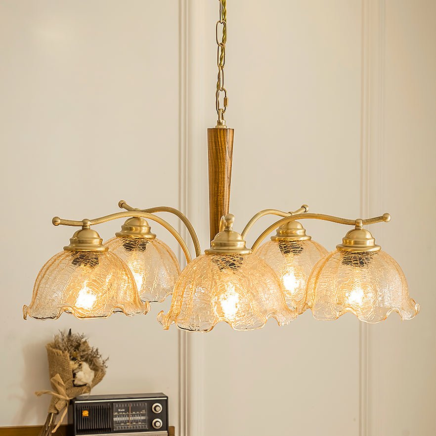 Orchid Vintage Glass Chandelier - Letslighting