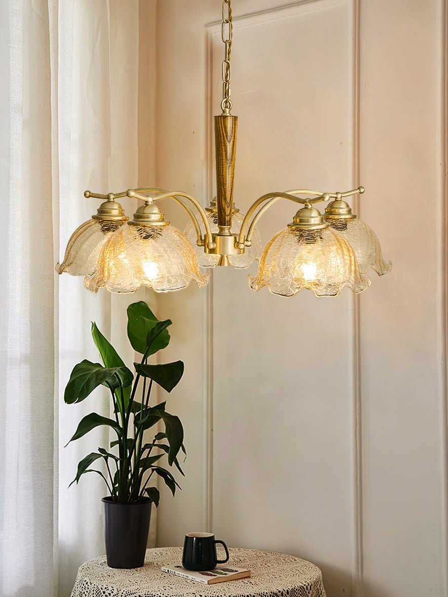 Orchid Vintage Glass Chandelier - Letslighting