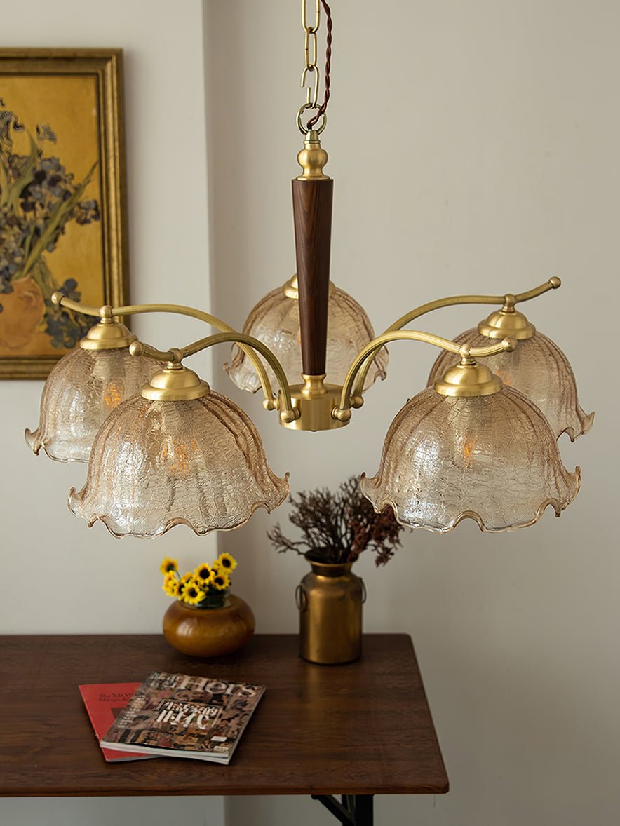 Orchid Vintage Glass Chandelier - Letslighting