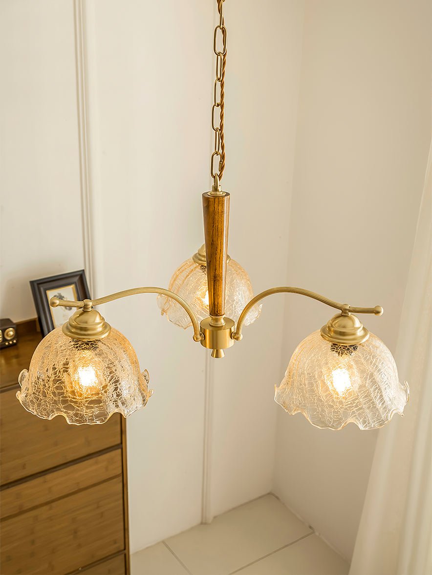 Orchid Vintage Glass Chandelier - Letslighting