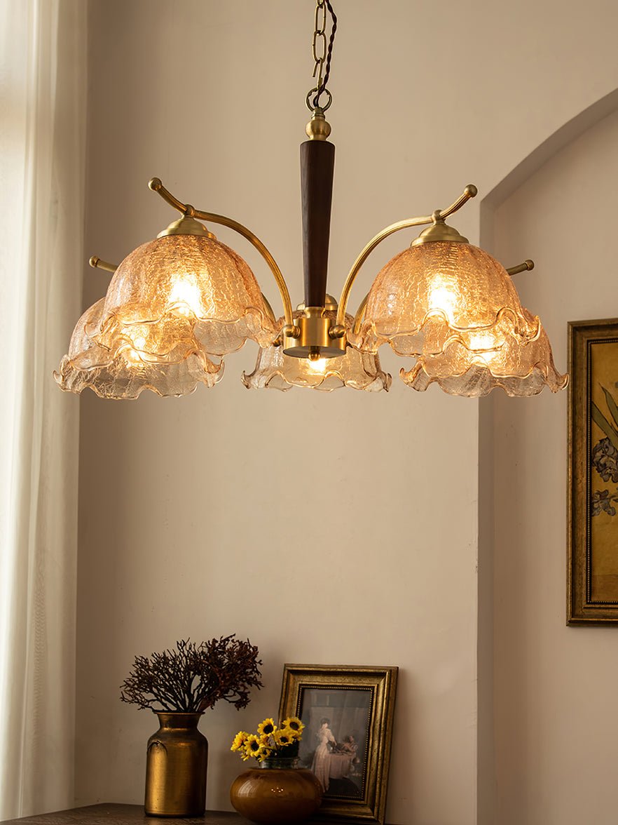 Orchid Vintage Glass Chandelier - Letslighting