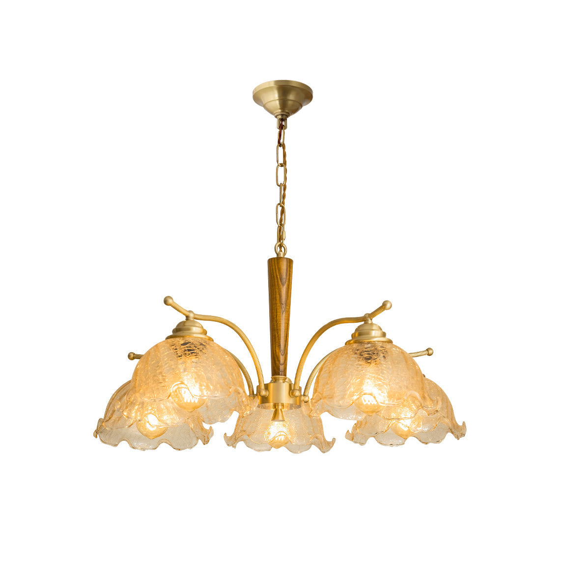 Ogle Individual Creativity Flower Glass Chandelier - Letslighting