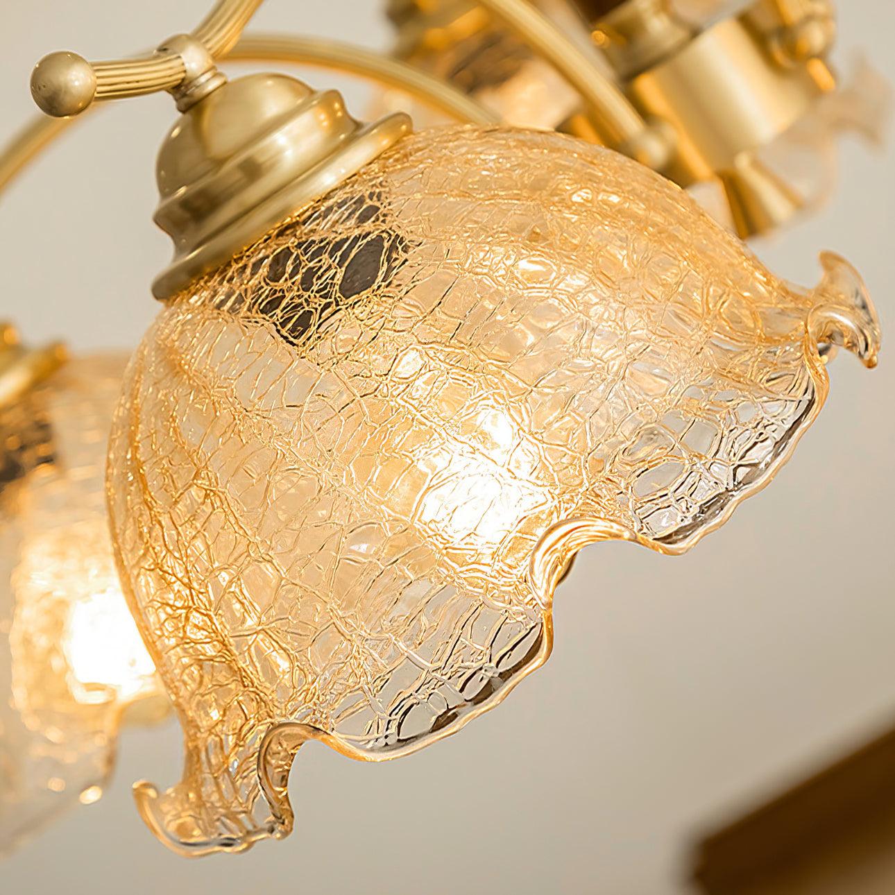 Orchid Vintage Glass Chandelier - Letslighting