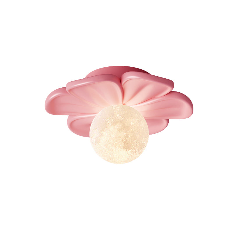 Quip Individual Creativity Bloom Flower Resin Ceiling Lamp - Letslighting