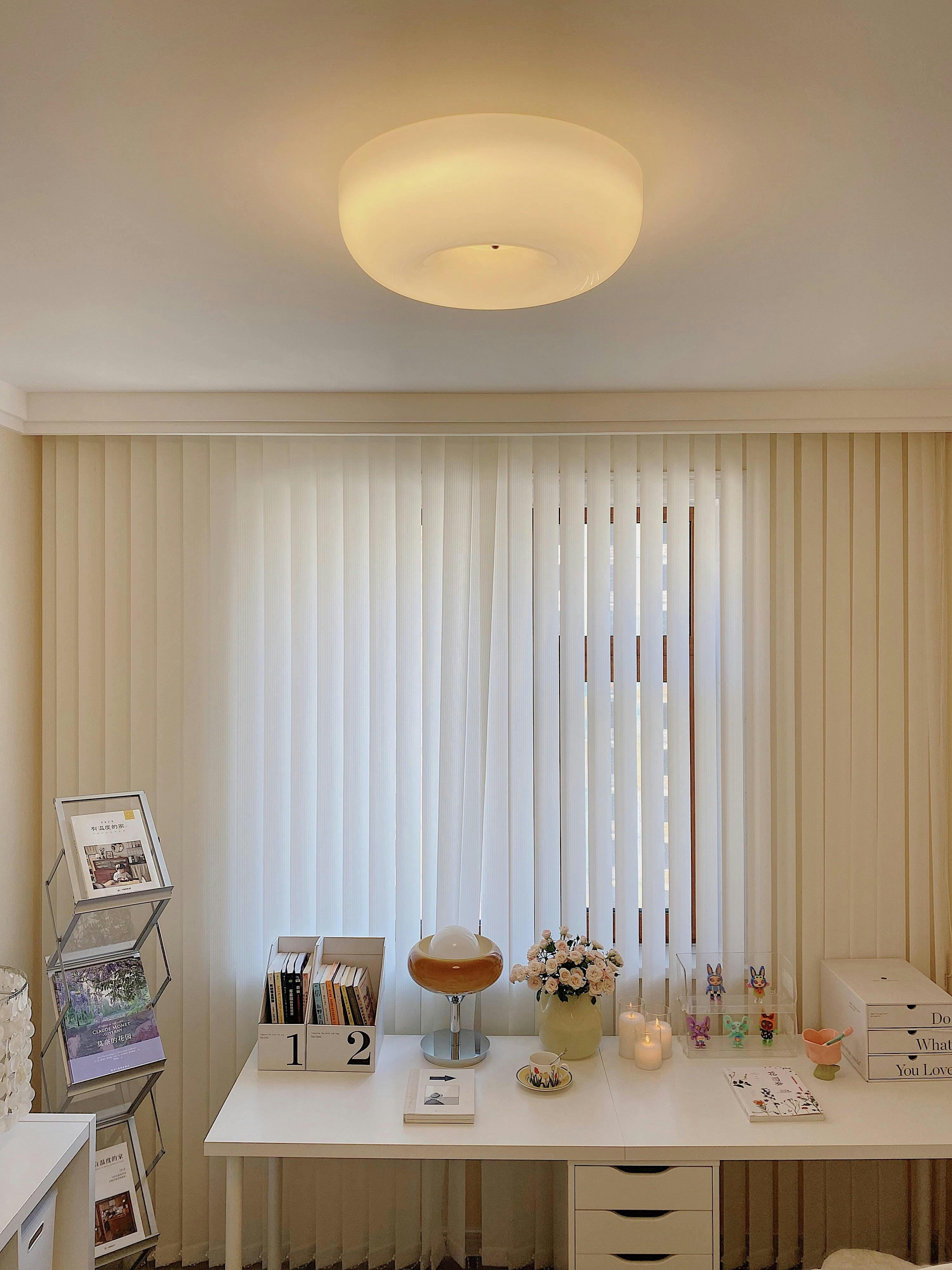 Solara Chandelier Cream Pudding with Blown Glass - Letslighting