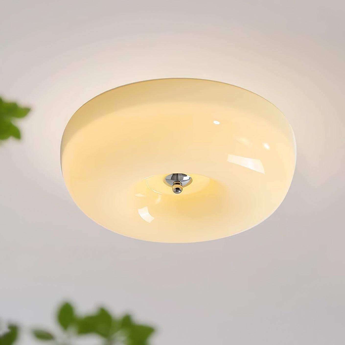 Afralia Modern Minimalist Swirl Glass Ceiling Lamp - Letslighting