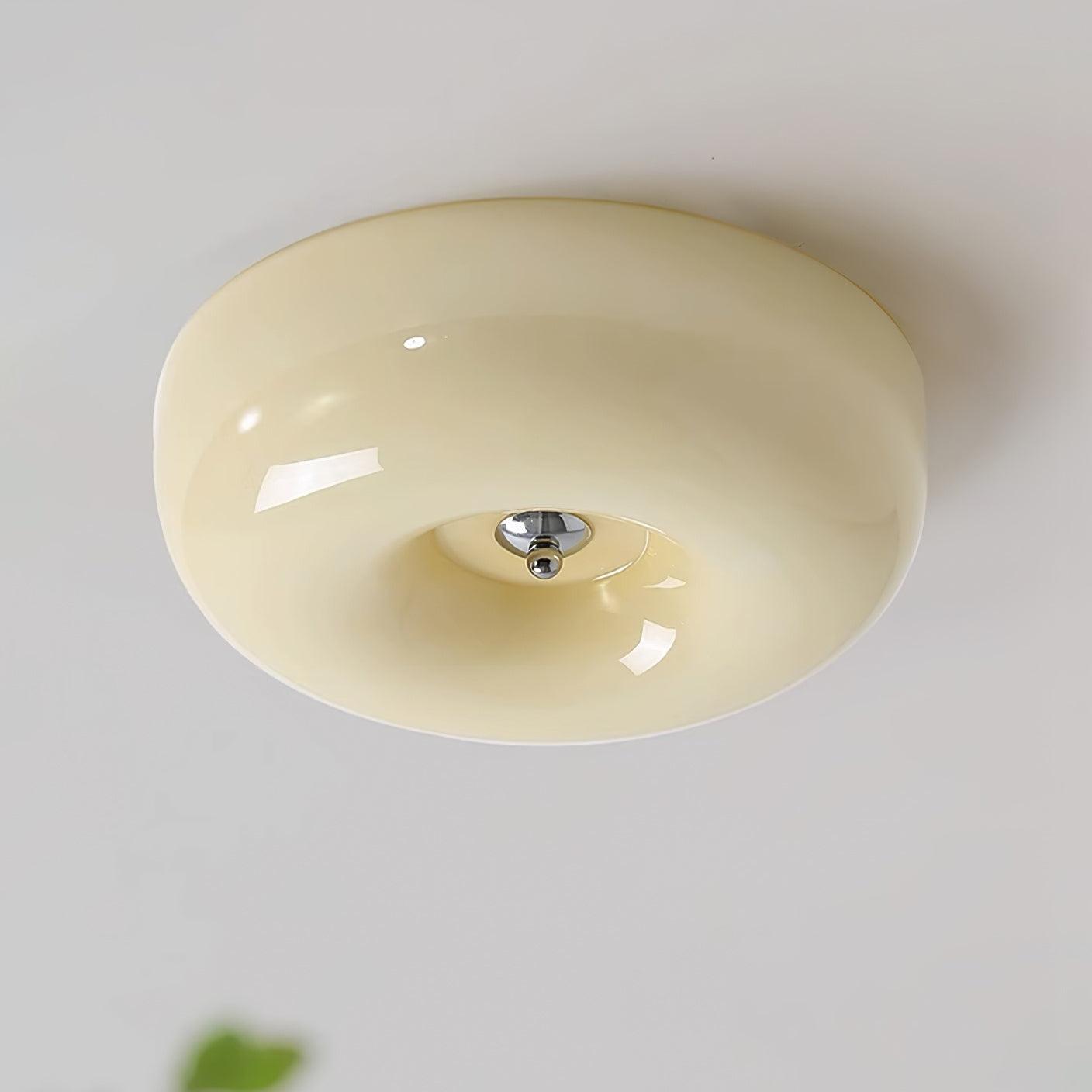 Afralia Modern Minimalist Swirl Glass Ceiling Lamp - Letslighting
