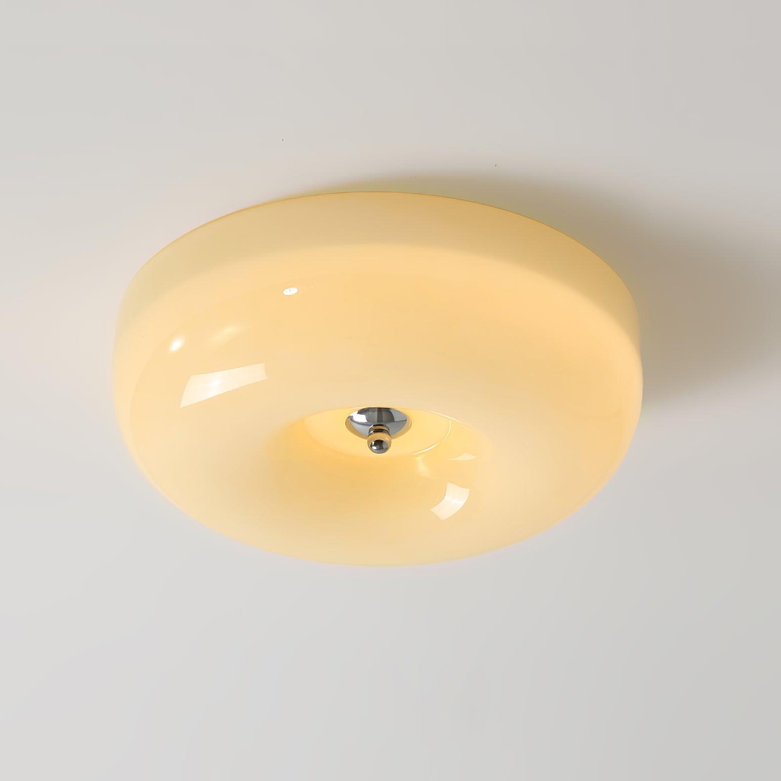 Afralia Modern Minimalist Swirl Glass Ceiling Lamp - Letslighting