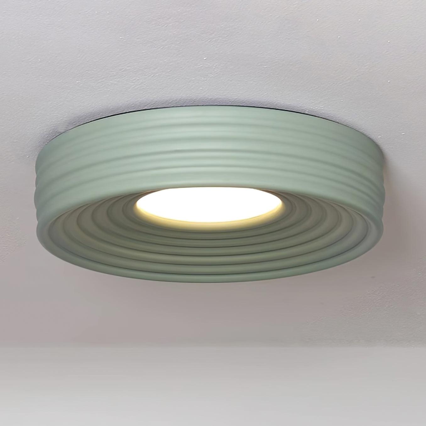 Ceiling Light Ribbed Acrylic Canopy Textured Fixture - Letslighting