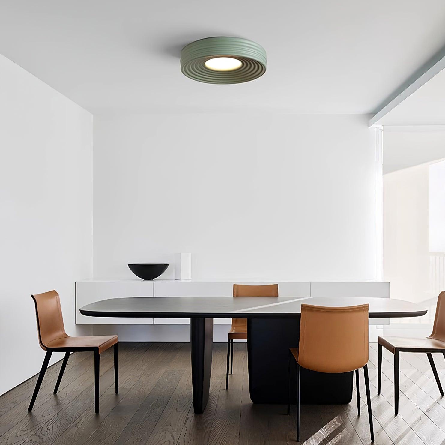 Ceiling Light Ribbed Acrylic Canopy Textured Fixture - Letslighting