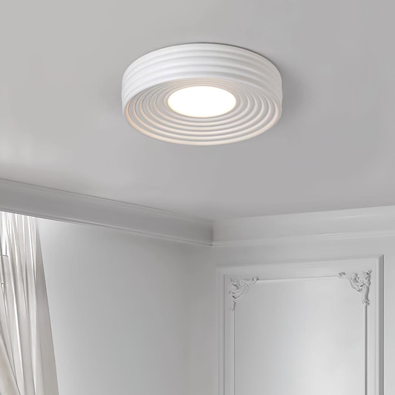 Ceiling Light Ribbed Acrylic Canopy Textured Fixture - Letslighting