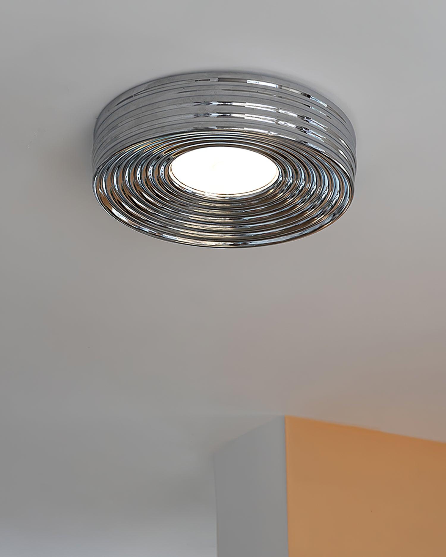 Ceiling Light Ribbed Acrylic Canopy Textured Fixture - Letslighting