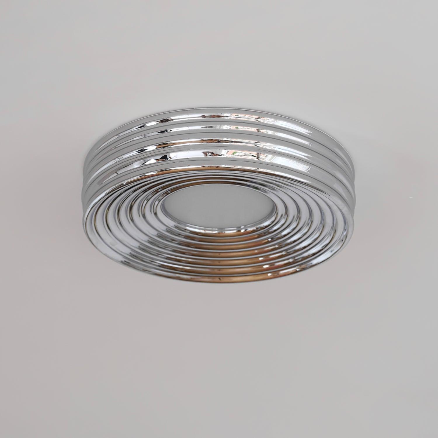 Ceiling Light Ribbed Acrylic Canopy Textured Fixture - Letslighting