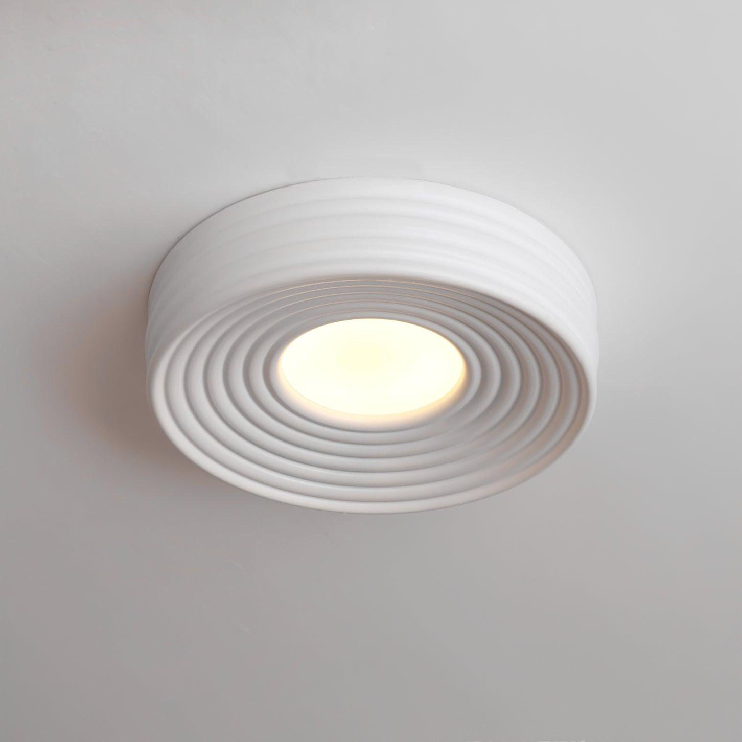 Ceiling Light Ribbed Acrylic Canopy Textured Fixture - Letslighting
