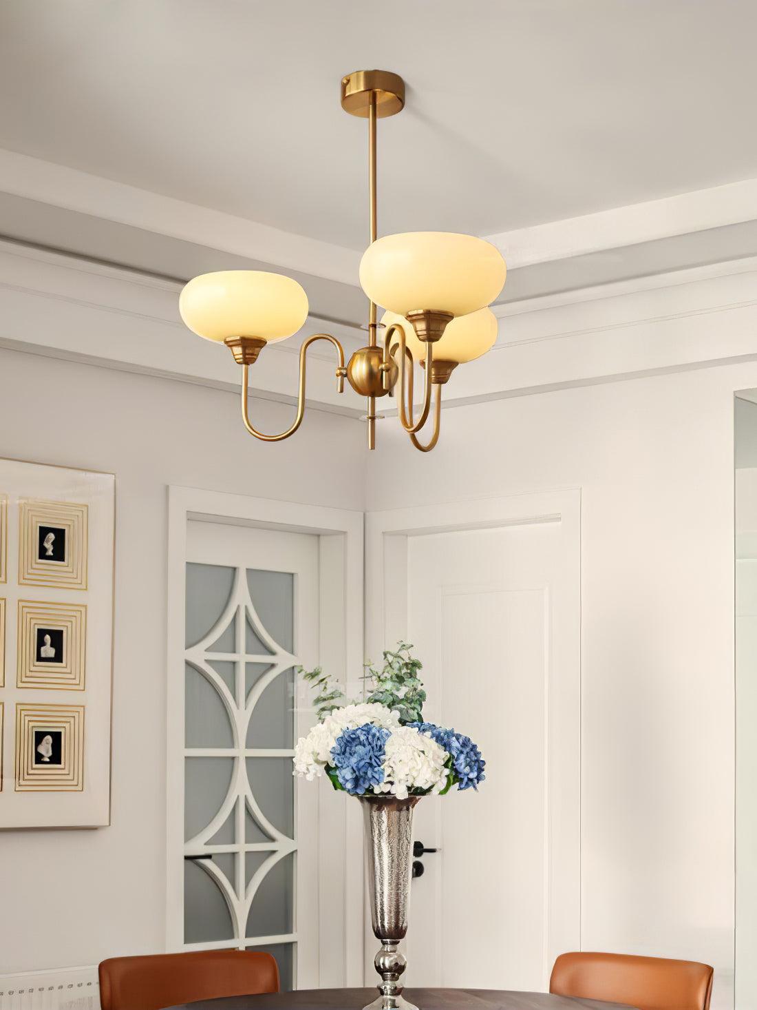 Creamy Persimmon Chandelier - Letslighting