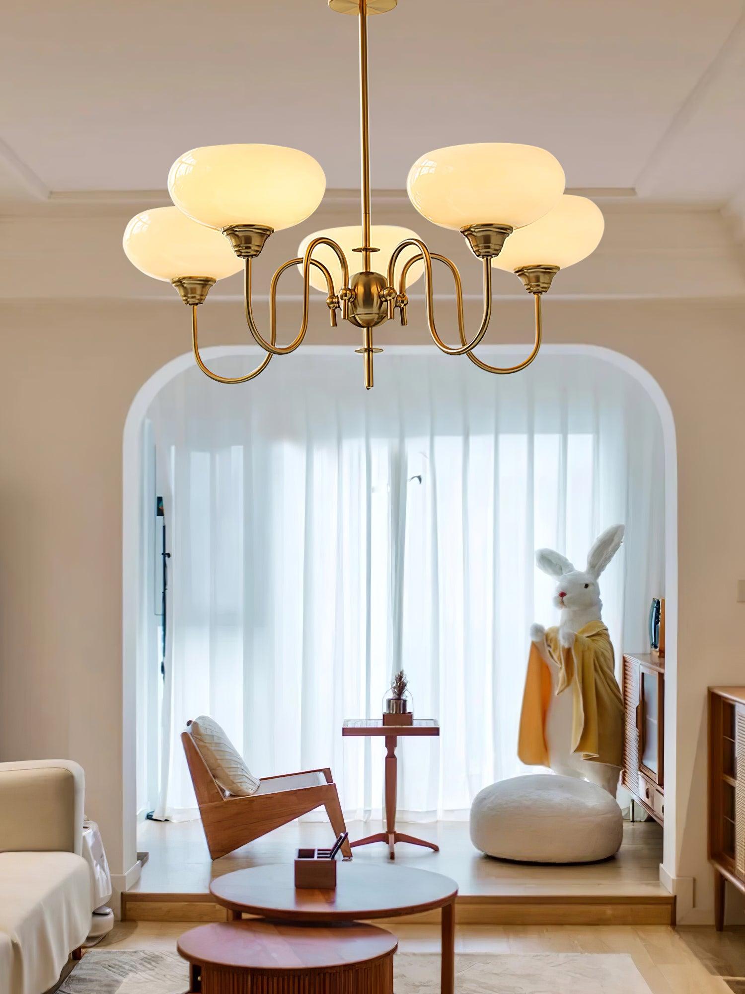 Creamy Persimmon Chandelier - Letslighting