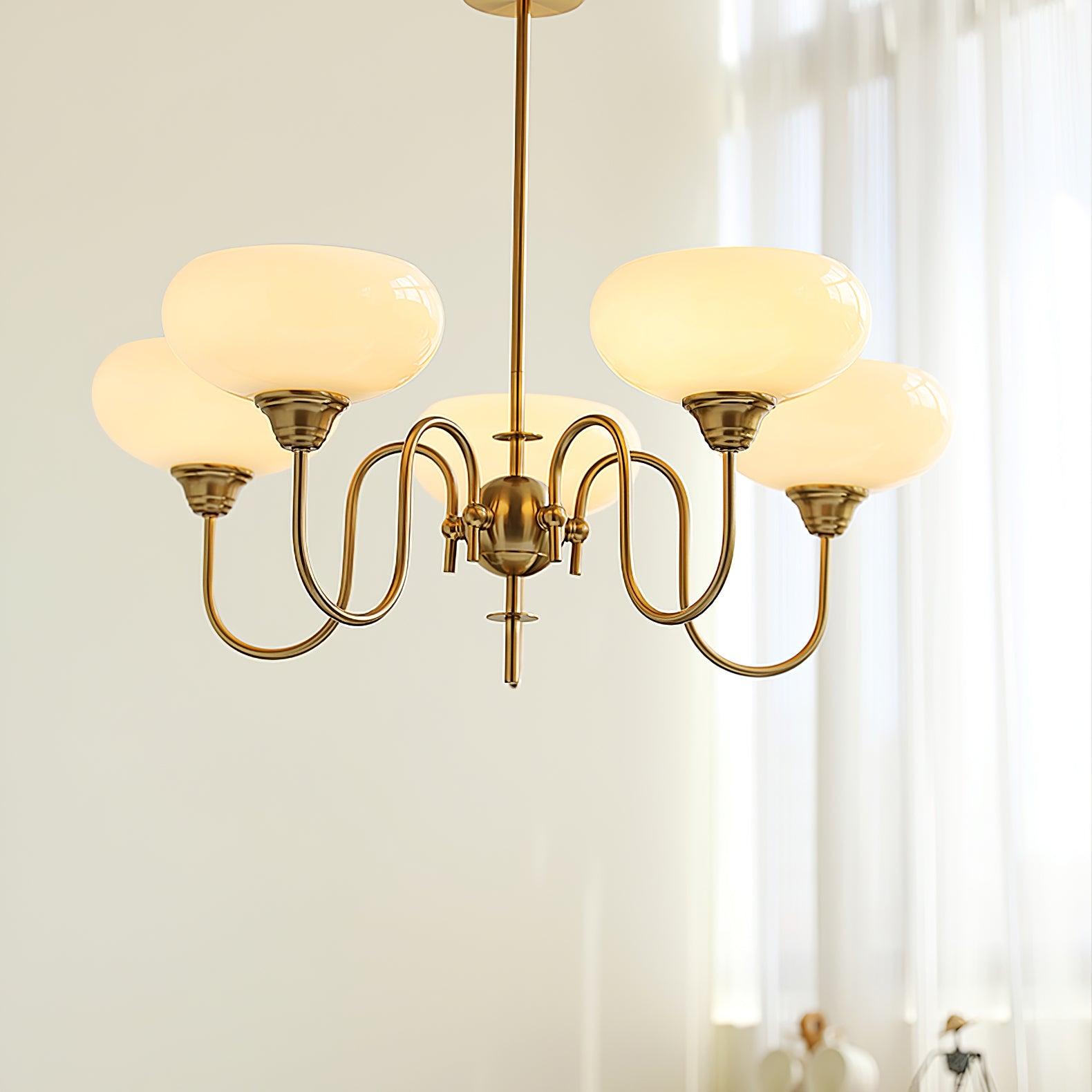 Creamy Persimmon Chandelier - Letslighting