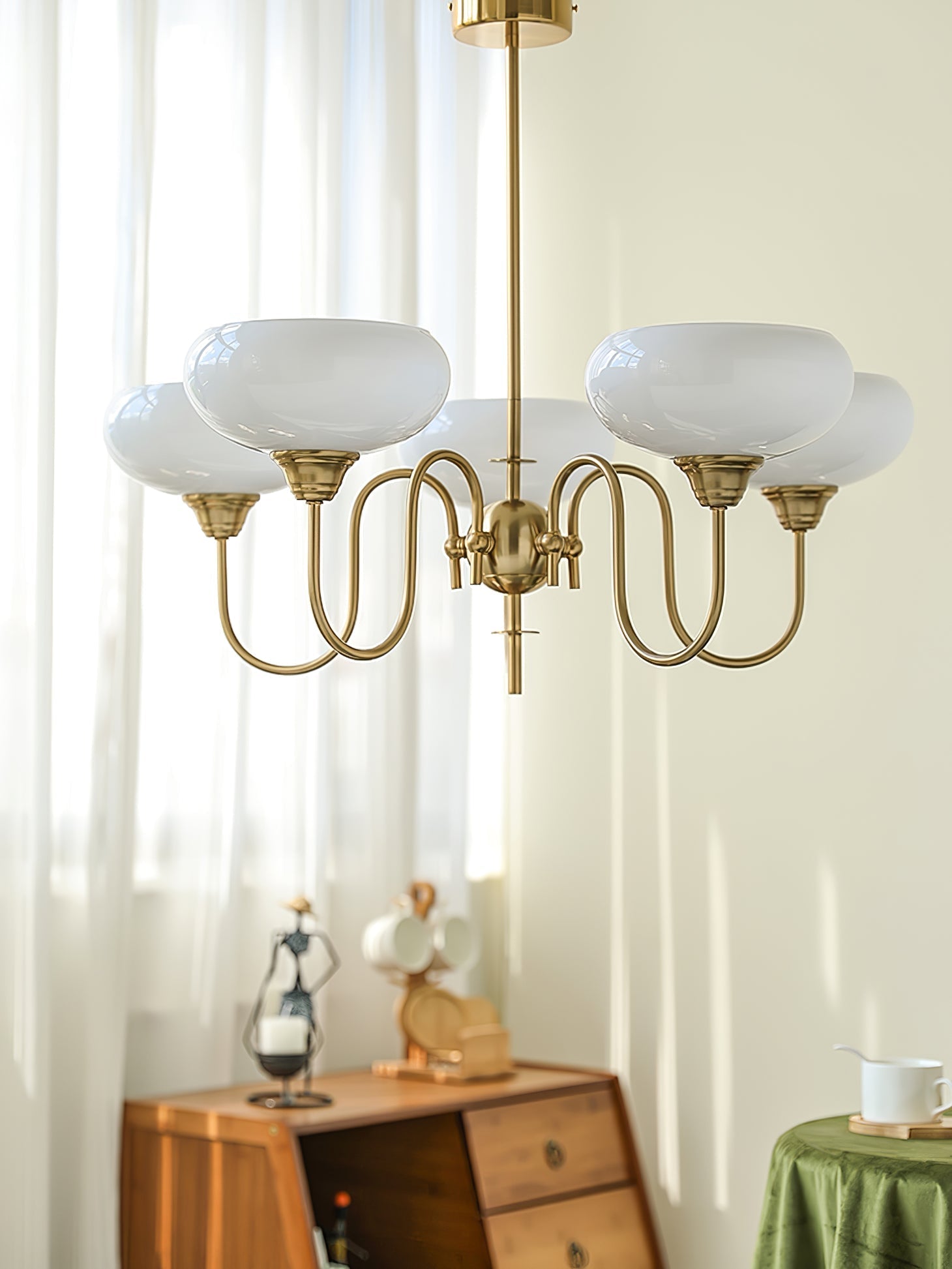 Creamy Persimmon Chandelier - Letslighting