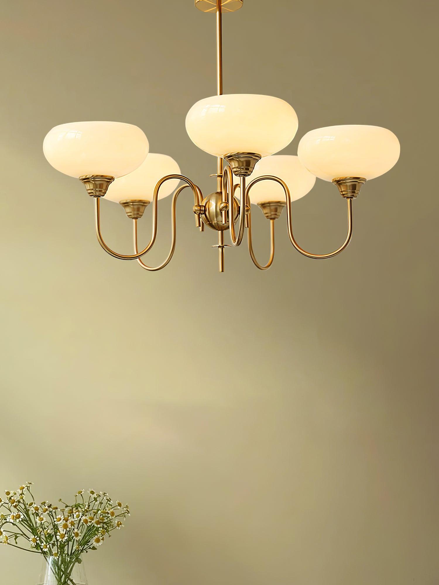 Creamy Persimmon Chandelier - Letslighting