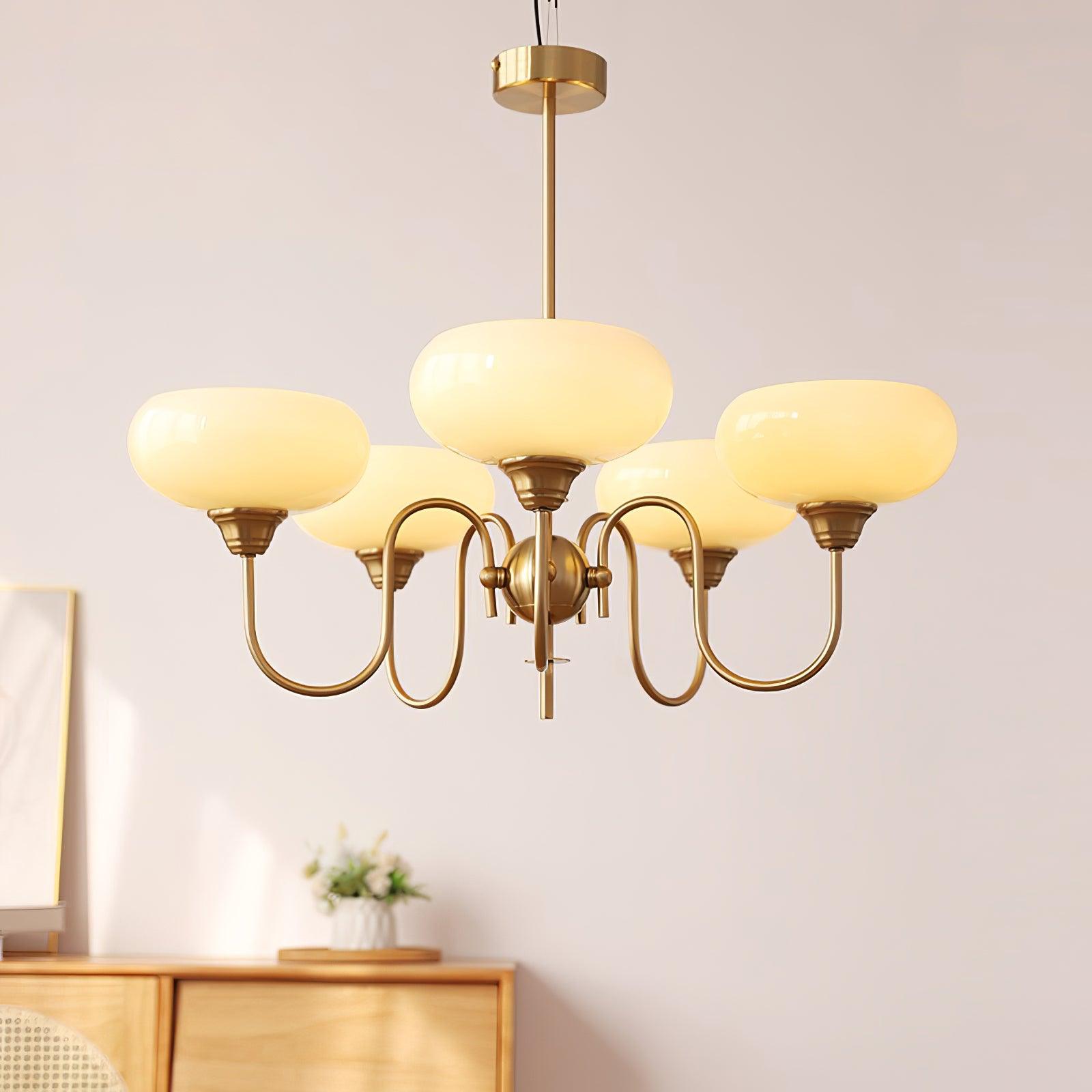 Creamy Persimmon Chandelier - Letslighting