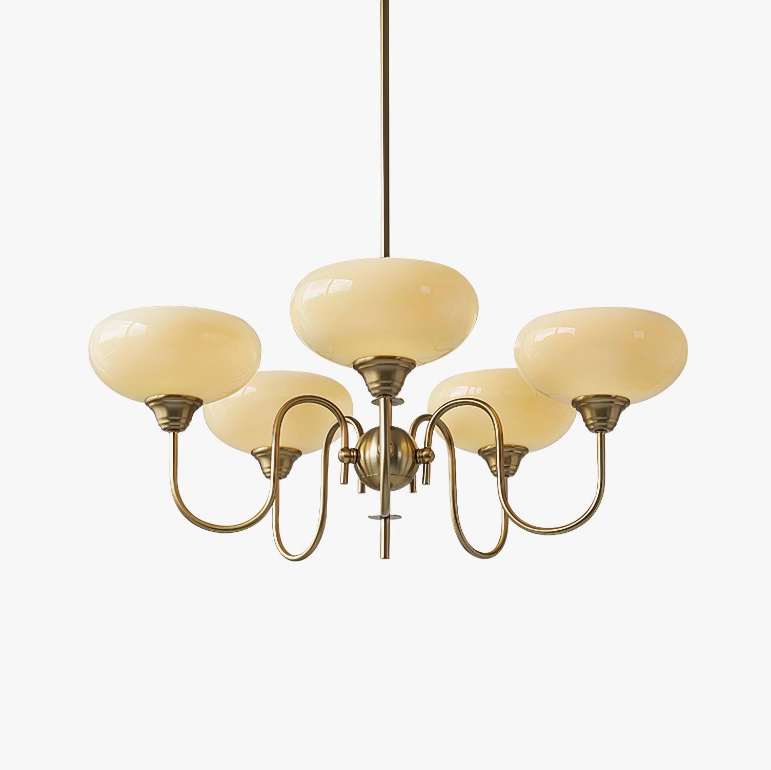 Creamy Persimmon Chandelier - Letslighting