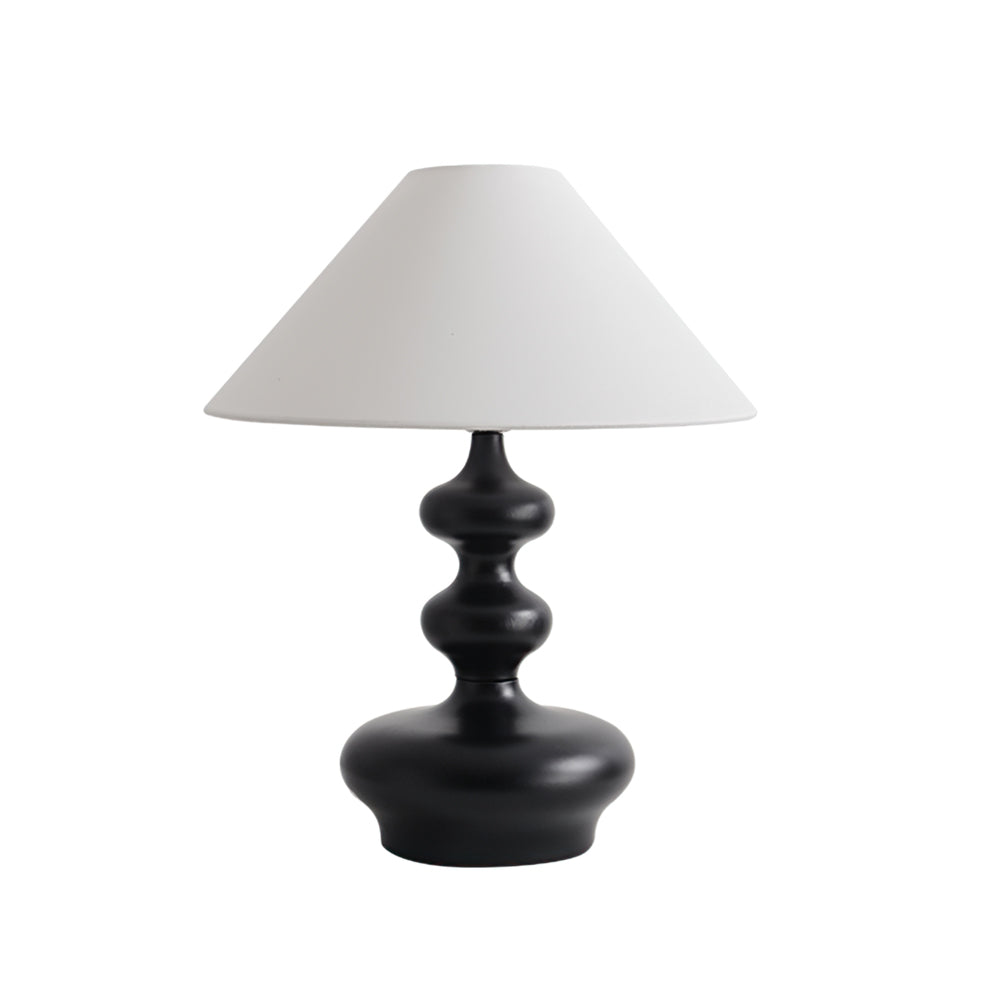 Aurain Wood Fabric Vintage Table Lamp - Letslighting