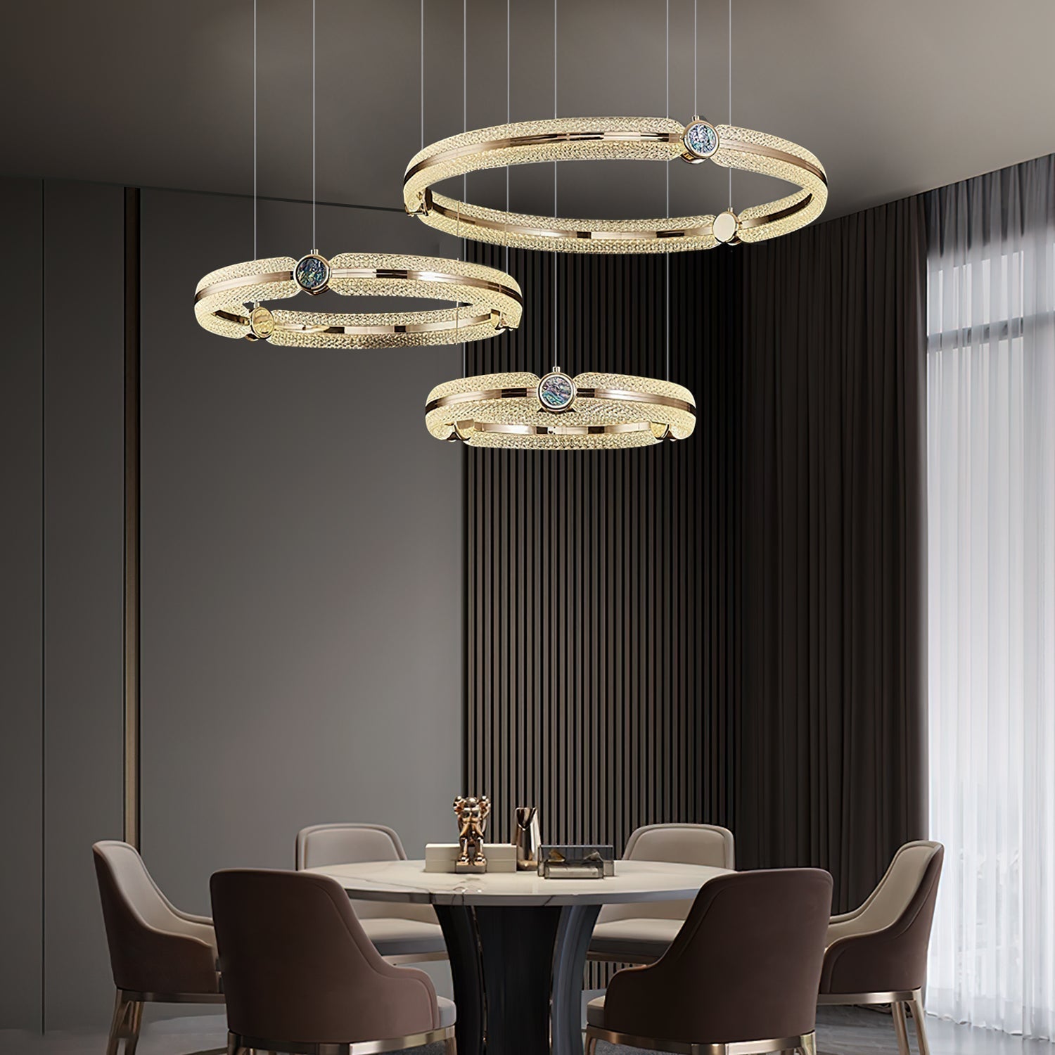 Aurora Chandelier Creative Ring - Letslighting