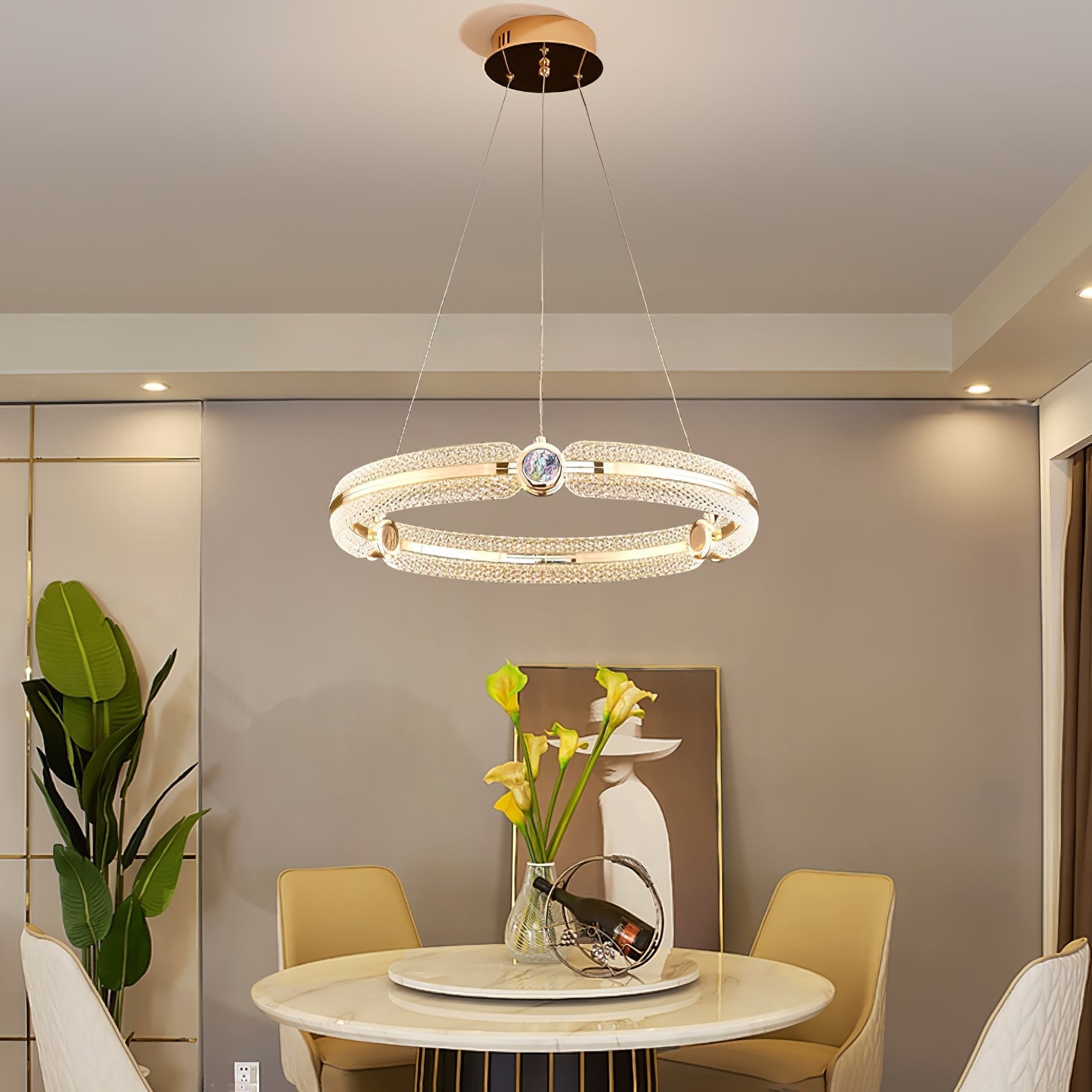 Aurora Chandelier Creative Ring - Letslighting