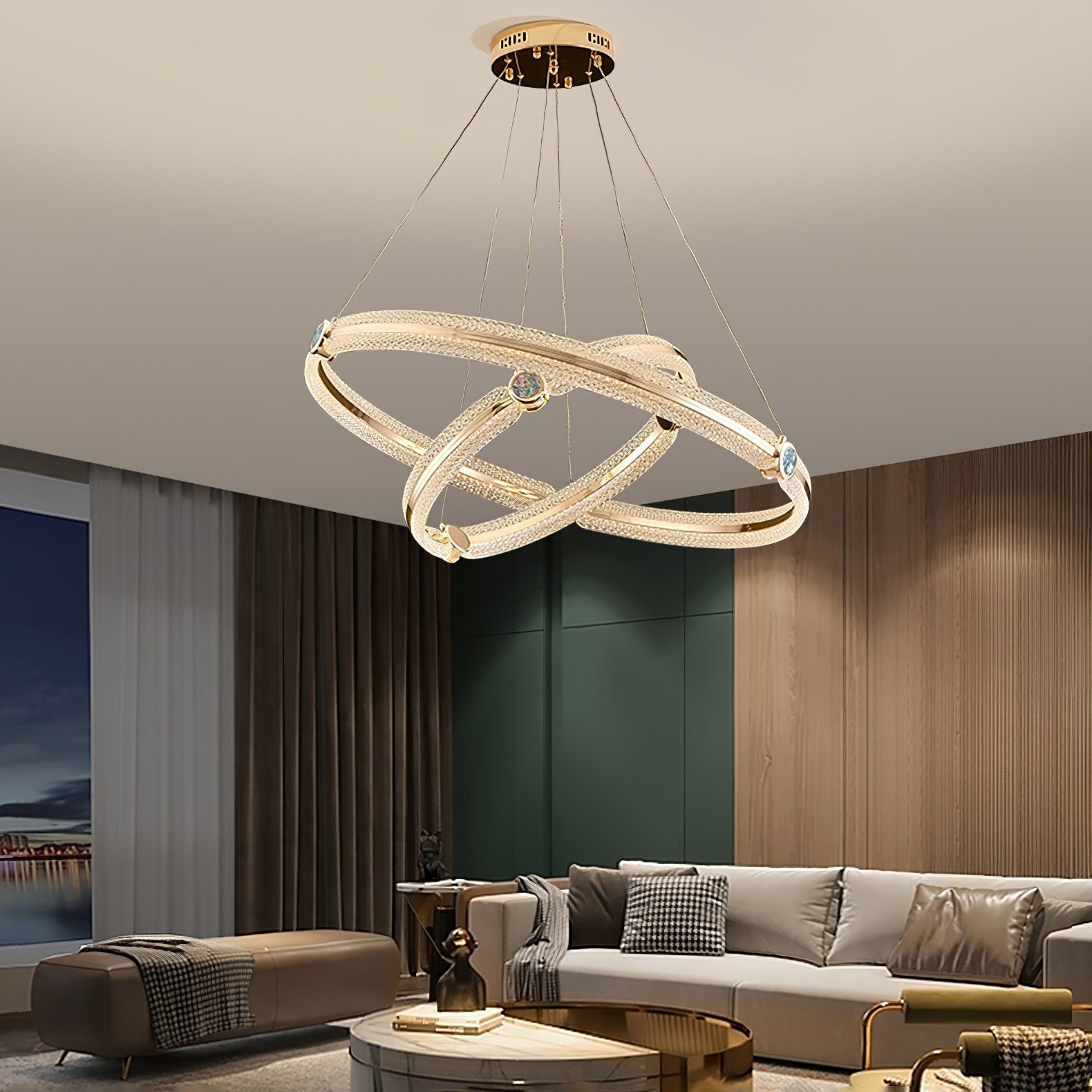 Aurora Chandelier Creative Ring - Letslighting