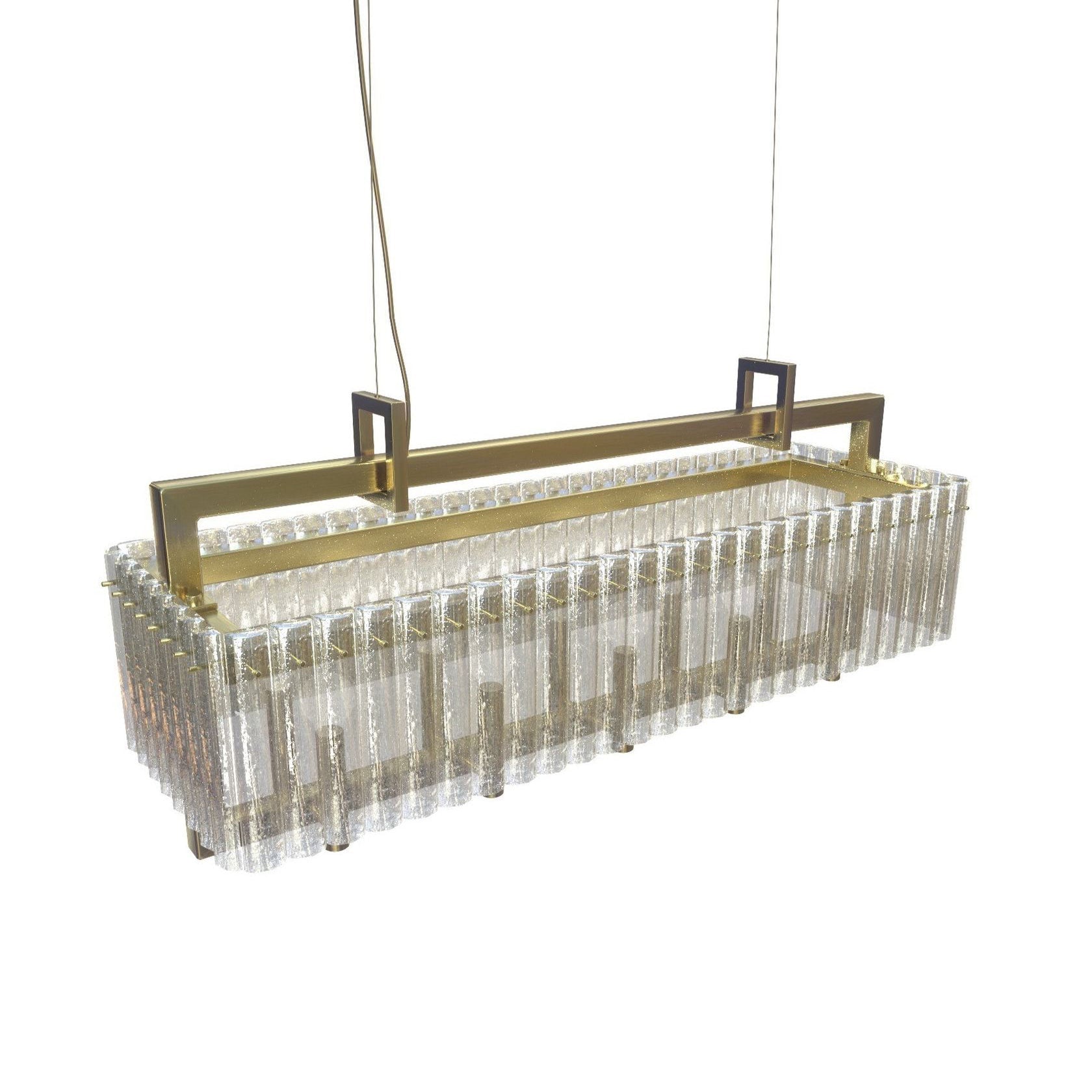Rever Modern Minimalist Luxury Brass Glass Chandelier - Letslighting