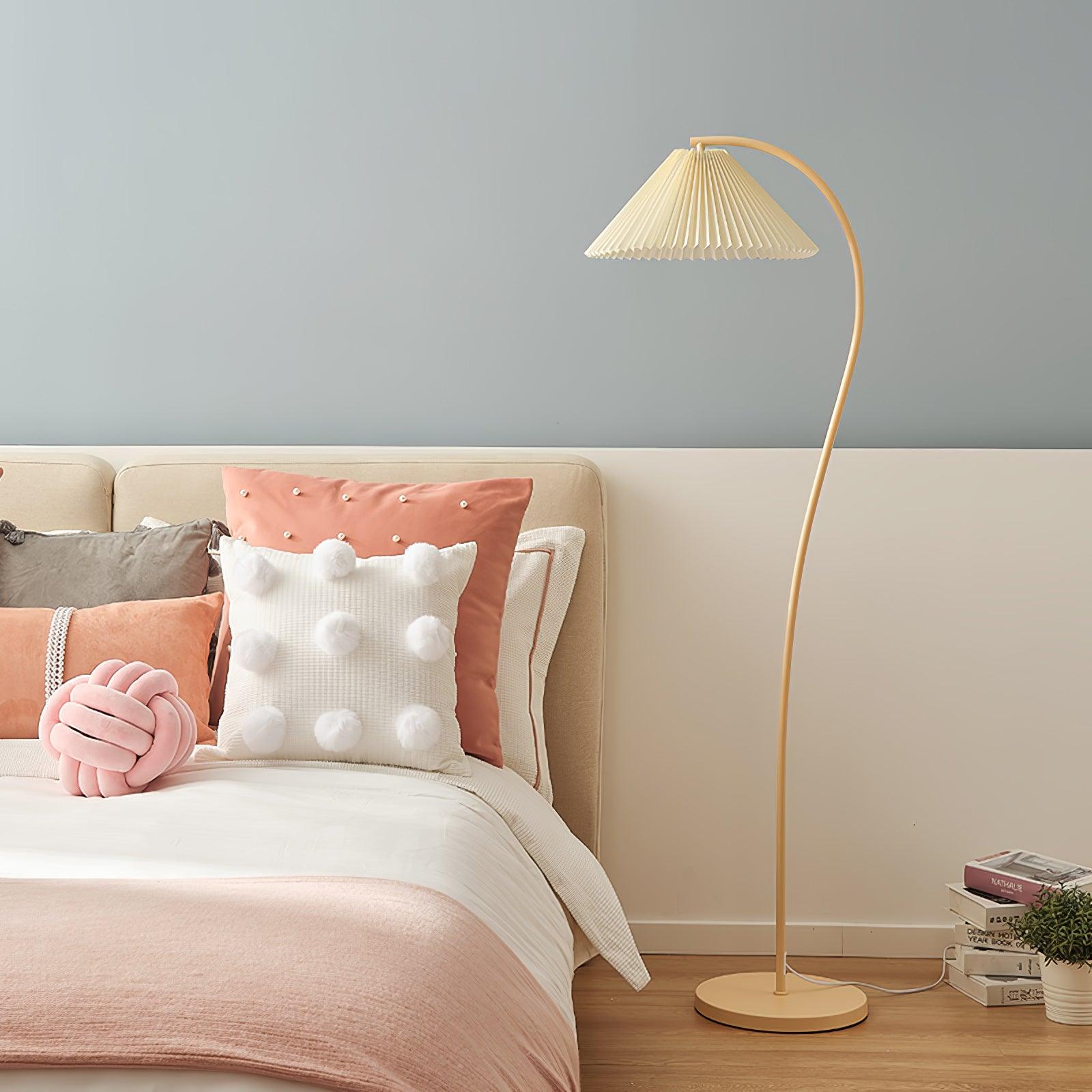 Elysia Minimalist Fabric Floor Lamp - Letslighting