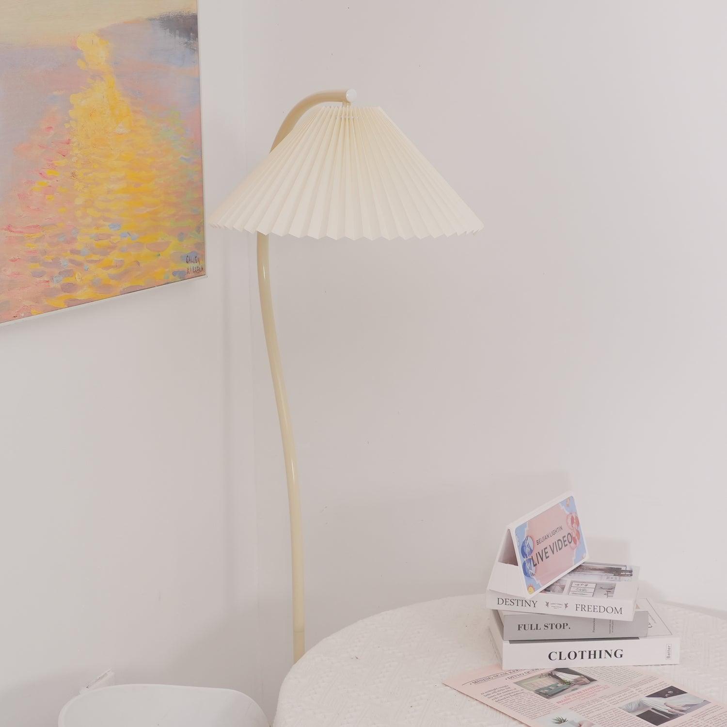 Elysia Minimalist Fabric Floor Lamp - Letslighting