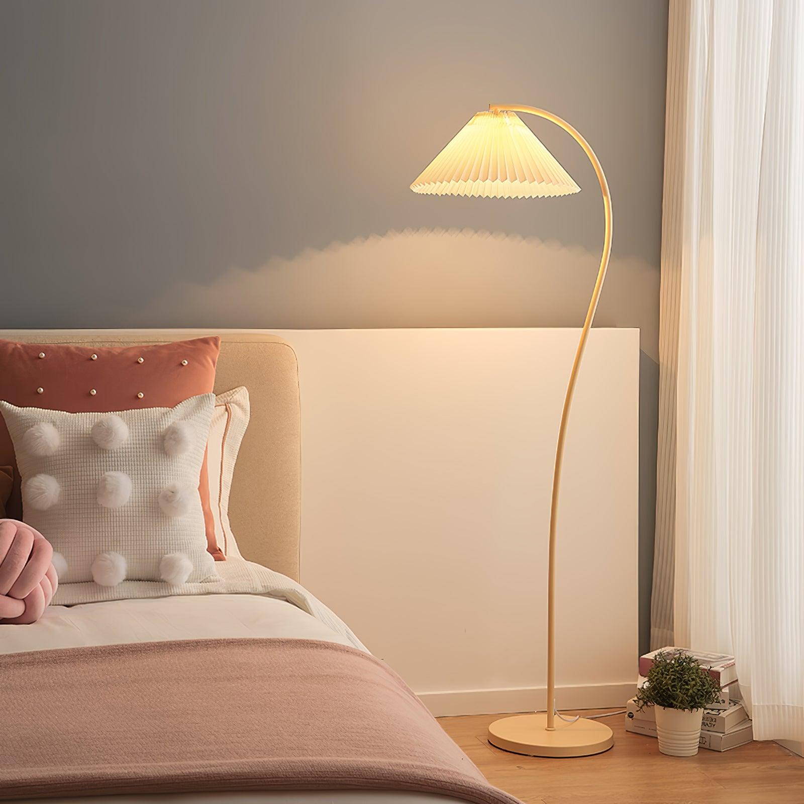 Elysia Minimalist Fabric Floor Lamp - Letslighting