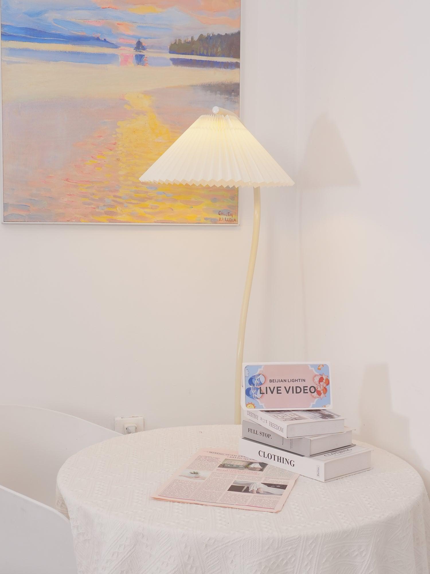 Elysia Minimalist Fabric Floor Lamp - Letslighting