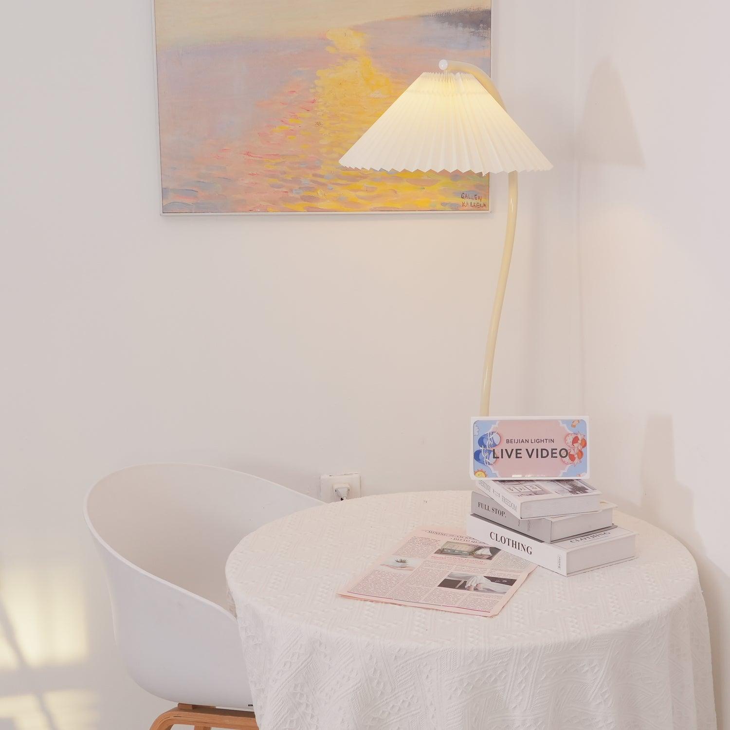 Elysia Minimalist Fabric Floor Lamp - Letslighting