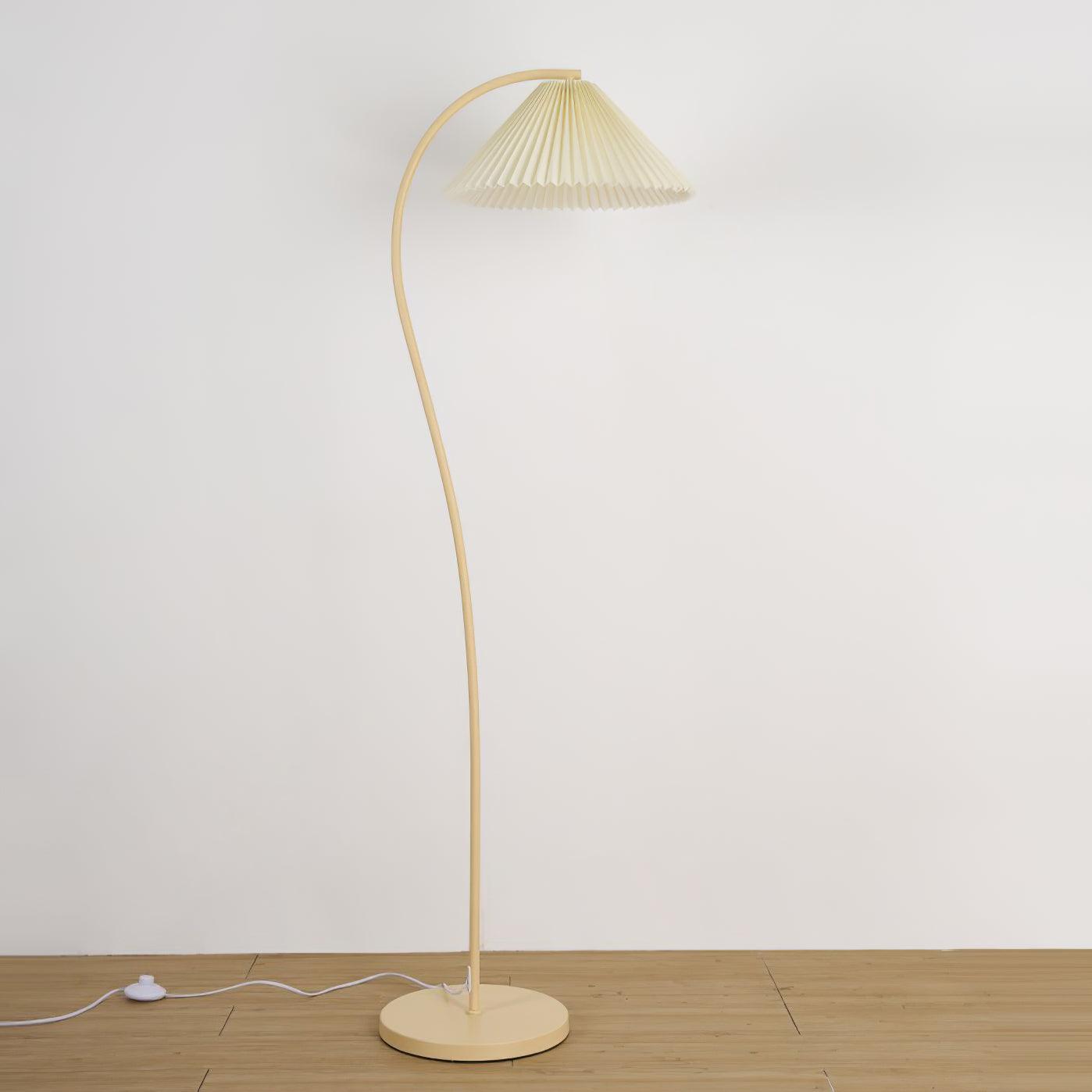 Elysia Minimalist Fabric Floor Lamp - Letslighting