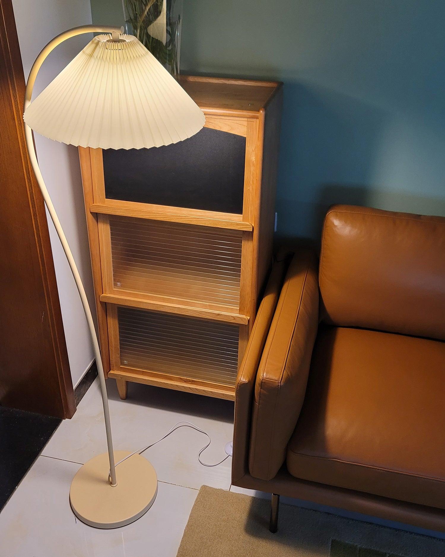 Elysia Minimalist Fabric Floor Lamp - Letslighting