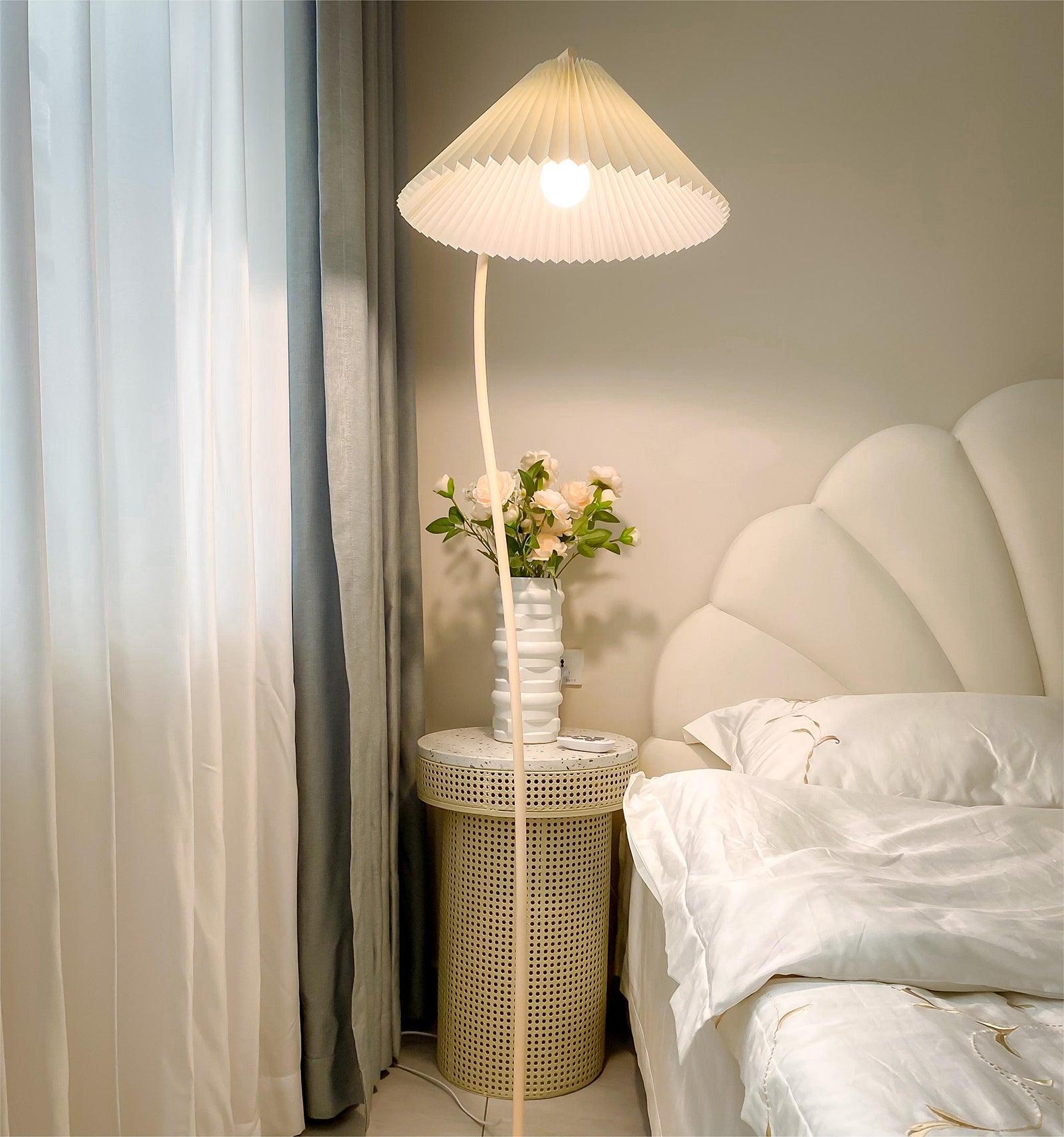 Elysia Minimalist Fabric Floor Lamp - Letslighting