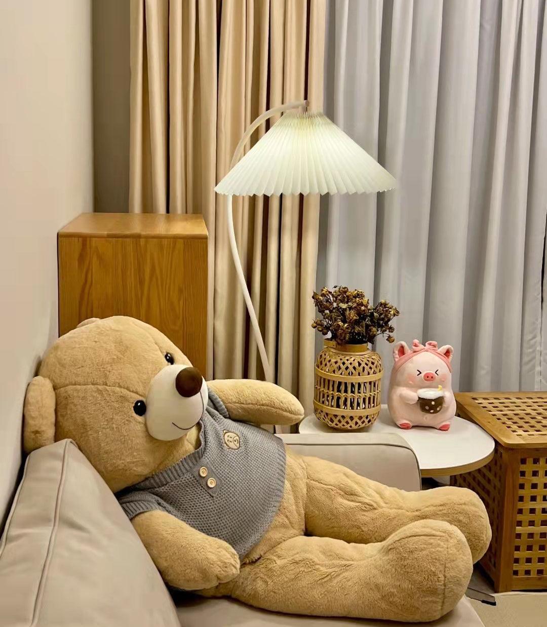 Elysia Minimalist Fabric Floor Lamp - Letslighting