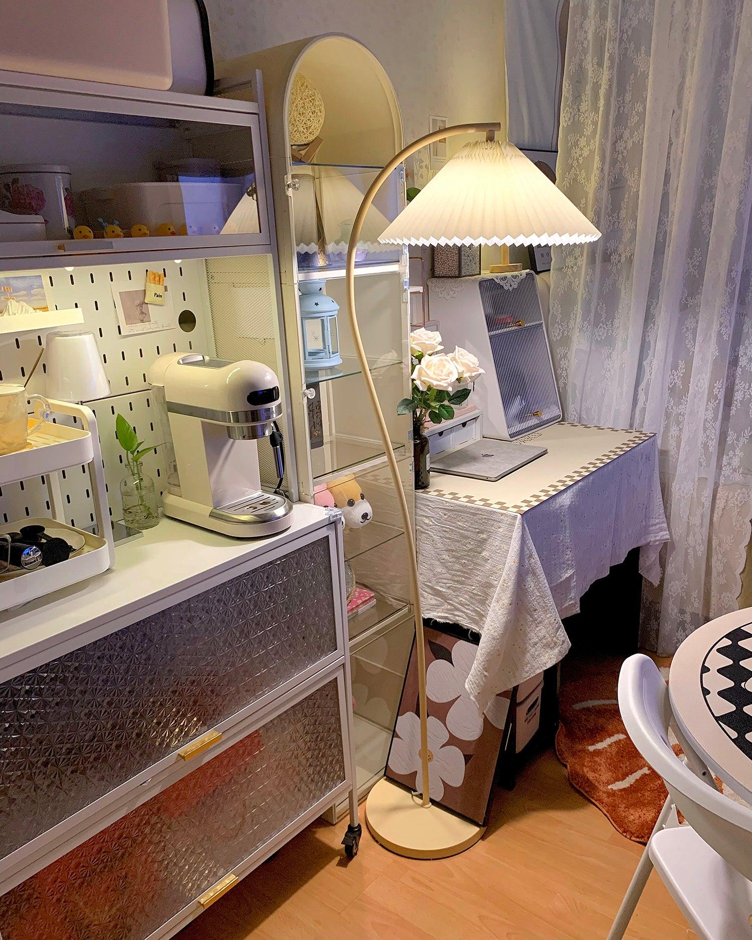 Elysia Minimalist Fabric Floor Lamp - Letslighting